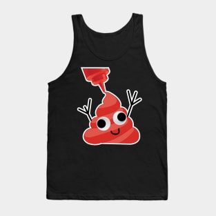 Ketchup Poop Emoji Tank Top